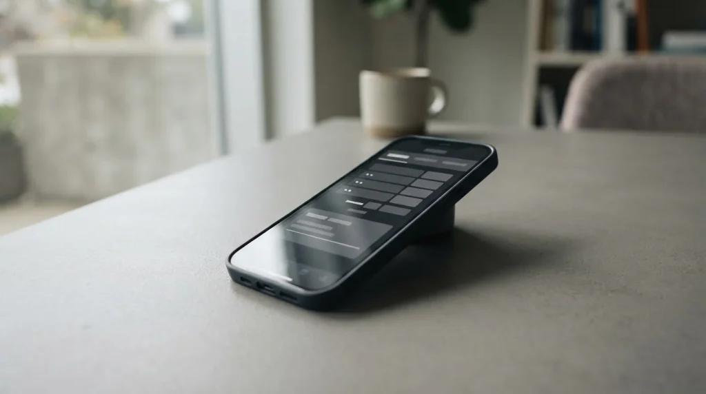 Smartphone mit minimaler Einzahlungsoption und analytischer Darstellung der Wettsteuer