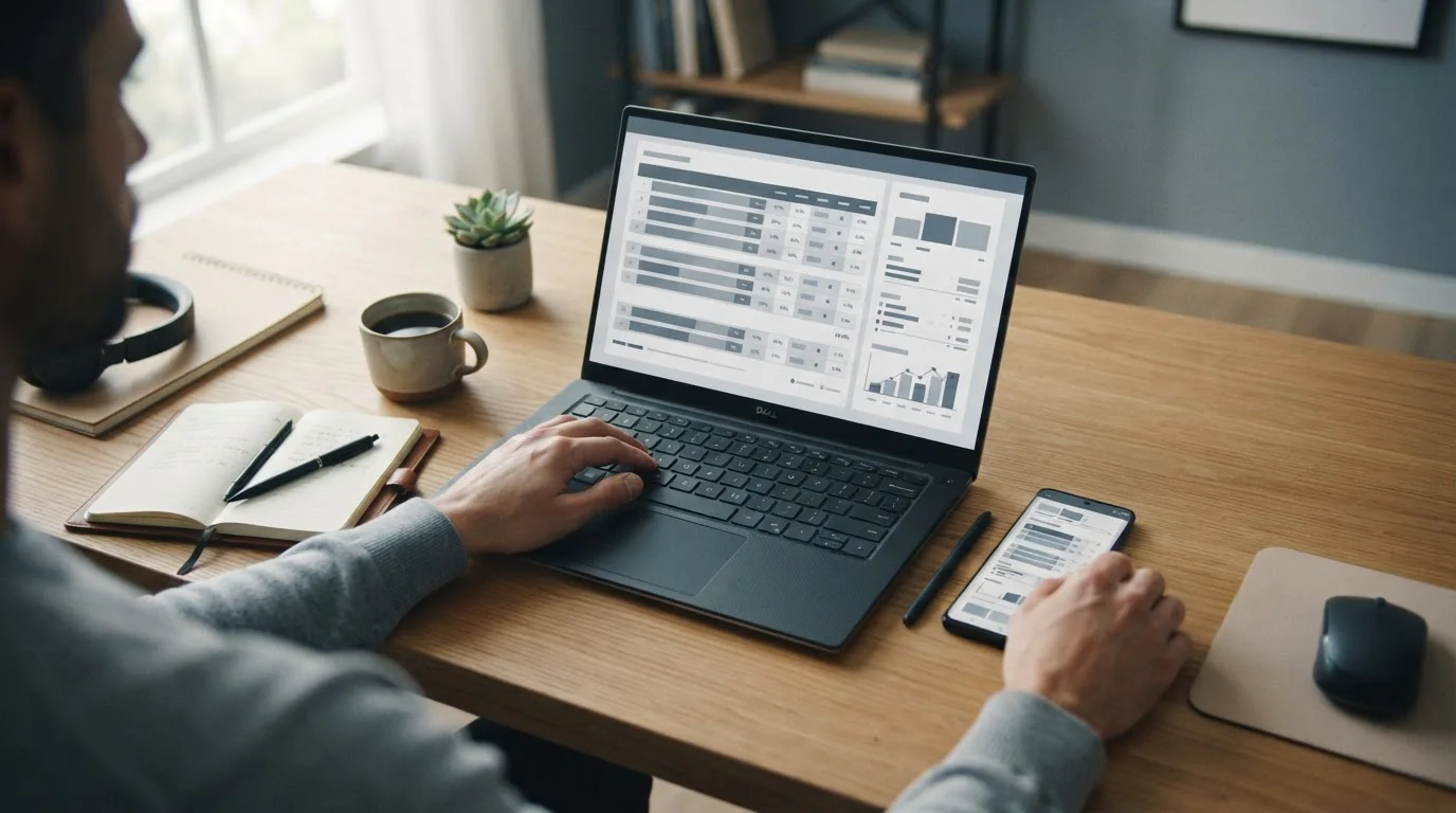 Vergleich von Wettanbietern ohne Gebühren auf Laptop und Smartphone