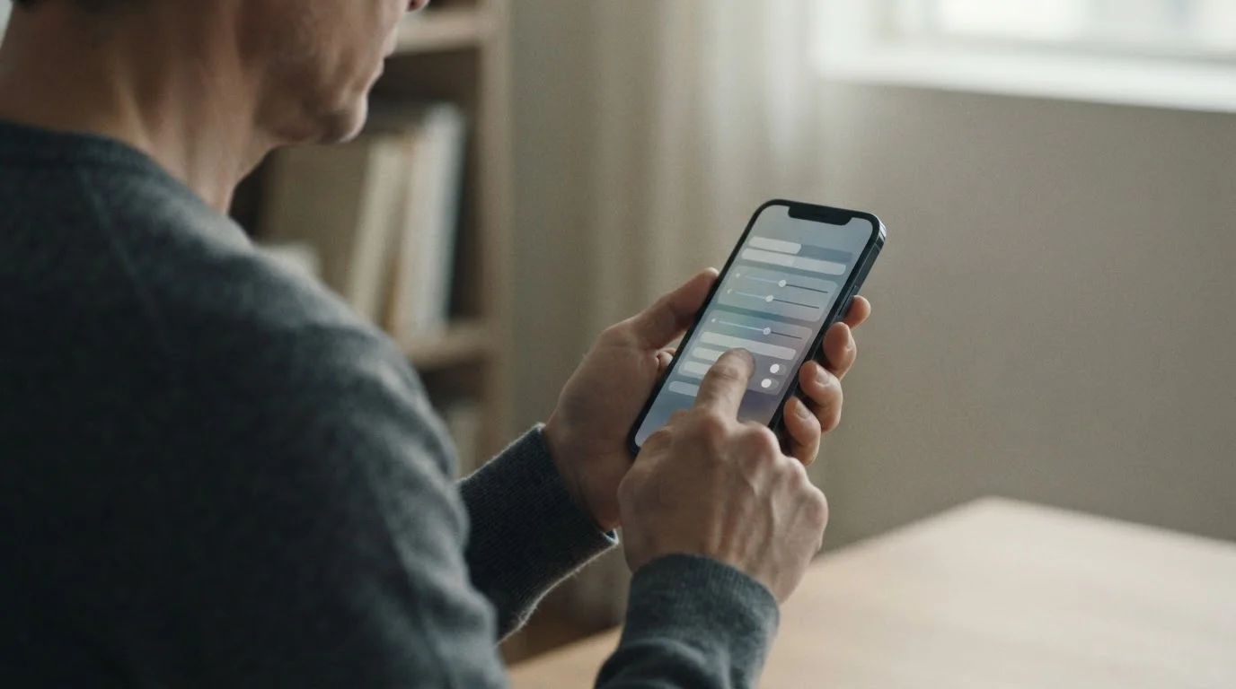 Nutzer richtet Einzahlungslimits in Wett-App ein