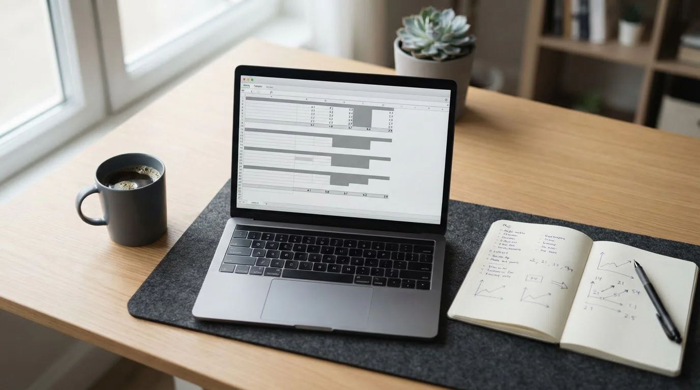 Person analysiert Wettsteuer-Übernahme verschiedener Anbieter am Laptop