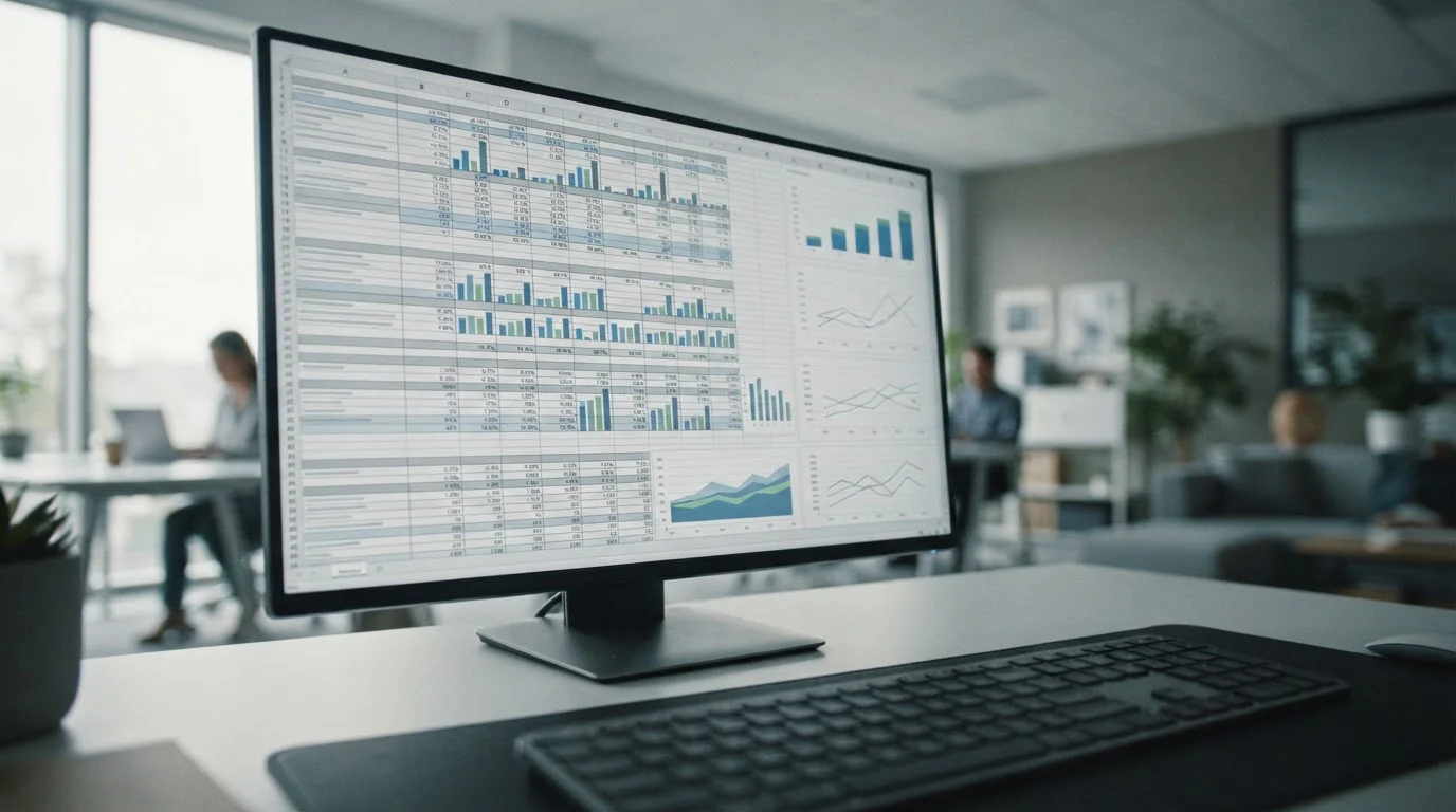 Tabellarischer Vergleich verschiedener Wettanbieter auf Computerbildschirm