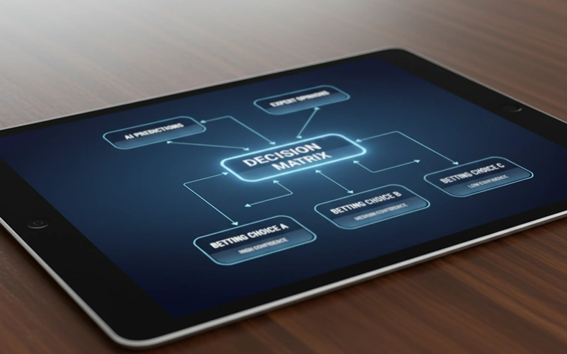 Schematische Darstellung eines strukturierten Wettentscheidungsprozesses